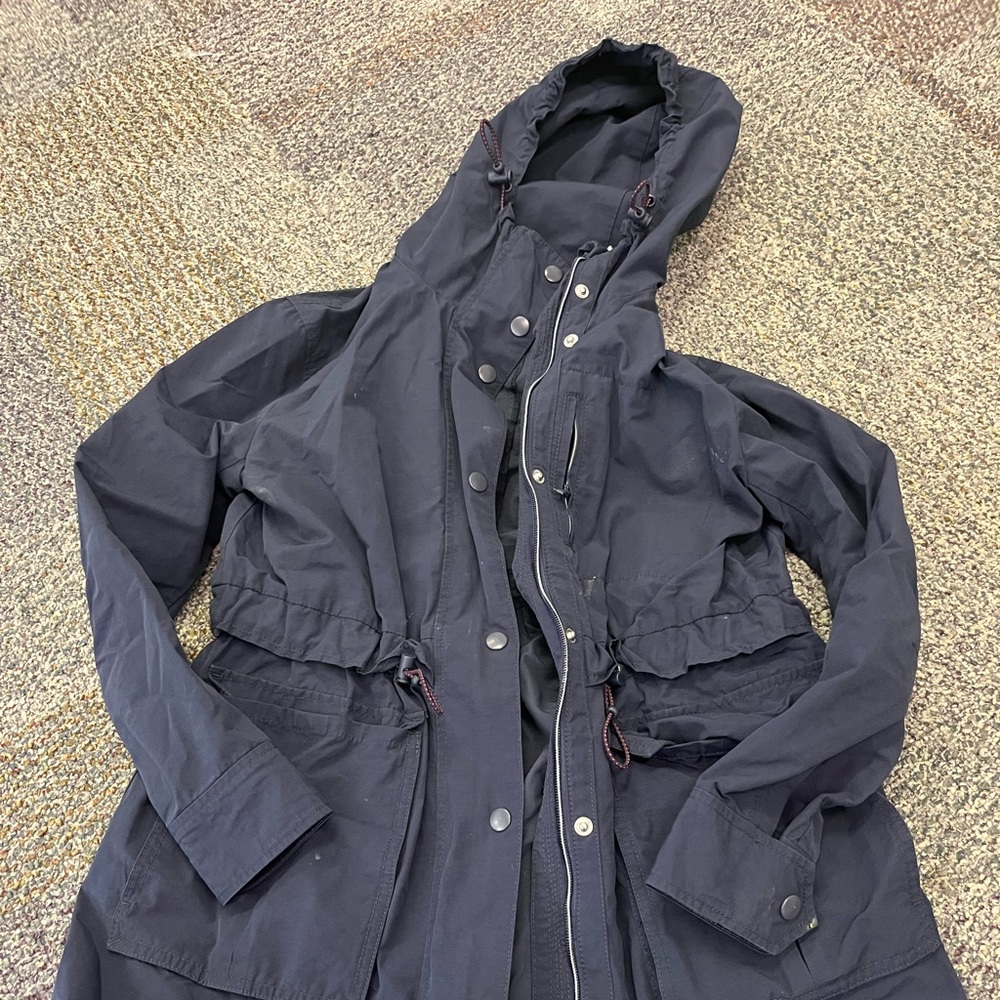 Jcrew Raincoat - Navy Blue